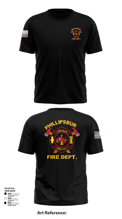 PHILLIPSBURG FIRE DEPARTMENT 39354124 Short Sleeve Performance Shirt - 103