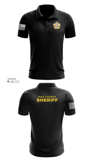 Short Sleeve Performance Polo, Pike County Sheriffs Office, Police, Teamtime, Team time, sublimation, custom sports apparel, team uniforms, spirit wear, spiritwear, sports uniforms, custom shirts, team store, custom team store, fundraiser sports, apparel fundraiser