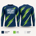 South Huntington Seahawks 58795977 Long Sleeve Performance Shirt 1