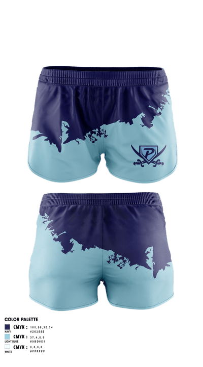 Pirate Fastpitch Softball 84548794 Women's Shorts - 2