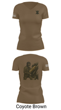 2/11 Battery H 92728597 Women's Short Sleeve V-neck Shirt - 8