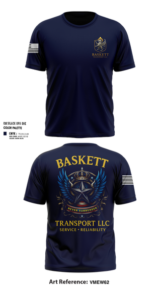 Short Sleeve Performance Shirt, Baskett Transport LLC, , Teamtime, Team time, sublimation, custom sports apparel, team uniforms, spirit wear, spiritwear, sports uniforms, custom shirts, team store, custom team store, fundraiser sports, apparel fundraiser
