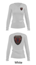 Lakeside fire 67409355 Women's Long Sleeve V-neck Shirt - 11
