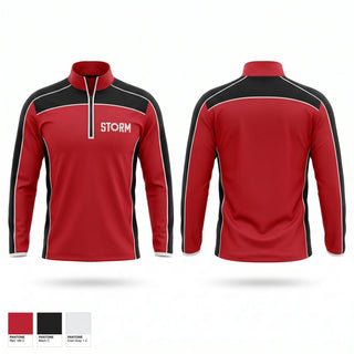 Quarter Zip Jacket, Storm, Women's Soccer, Teamtime, Team time, sublimation, custom sports apparel, team uniforms, spirit wear, spiritwear, sports uniforms, custom shirts, team store, custom team store, fundraiser sports, apparel fundraiser