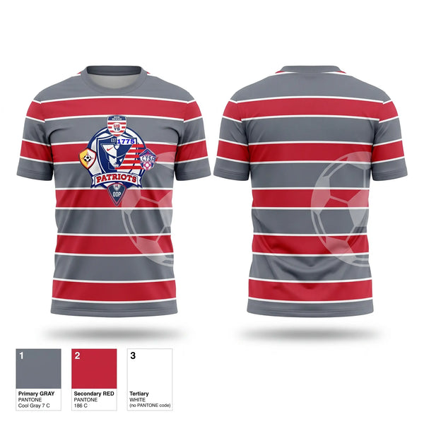 Short Sleeve Performance Shirt, Patriots United FC, Men's Soccer, Teamtime, Team time, sublimation, custom sports apparel, team uniforms, spirit wear, spiritwear, sports uniforms, custom shirts, team store, custom team store, fundraiser sports, apparel fundraiser