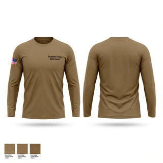 Long Sleeve Performance Shirt, Goodman Police Department, Police, Teamtime, Team time, sublimation, custom sports apparel, team uniforms, spirit wear, spiritwear, sports uniforms, custom shirts, team store, custom team store, fundraiser sports, apparel fundraiser
