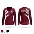 Mariners Women's Long Sleeve V-neck Shirt - 1