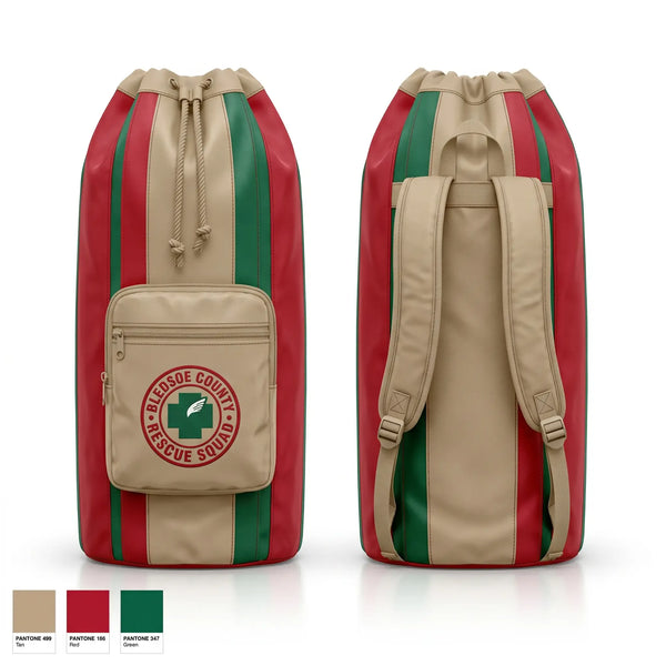 Gear Bag, Bledsoe County Rescue Squad, Fire Department, Teamtime, Team time, sublimation, custom sports apparel, team uniforms, spirit wear, spiritwear, sports uniforms, custom shirts, team store, custom team store, fundraiser sports, apparel fundraiser