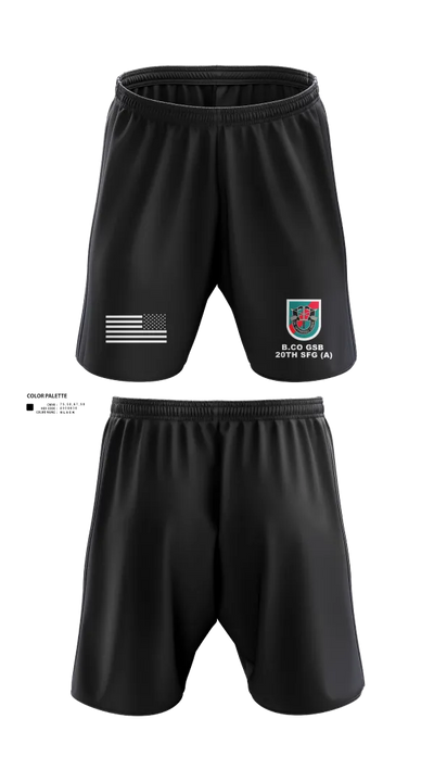 B.CO GSB 20th SFG(A) 63112817 Athletic Shorts With Pockets - 100