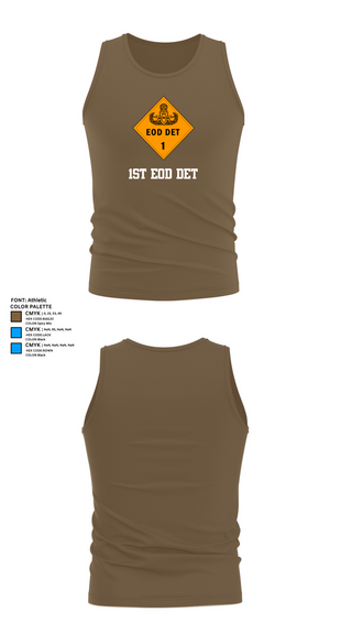 Tank Top, 1st EOD DET, , Teamtime, Team time, sublimation, custom sports apparel, team uniforms, spirit wear, spiritwear, sports uniforms, custom shirts, team store, custom team store, fundraiser sports, apparel fundraiser