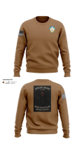 1-7 Cavlary Division Apache Troop Blue Platoon Recon Junkies Crew Neck Sweatshirt - 23