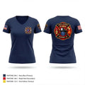South Lockport Fire Company 80027987 Women's Short Sleeve V-neck Shirt - 1