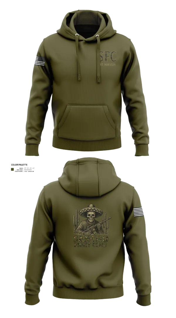 Hoodie, Sancho Fight Club, , Teamtime, Team time, sublimation, custom sports apparel, team uniforms, spirit wear, spiritwear, sports uniforms, custom shirts, team store, custom team store, fundraiser sports, apparel fundraiser