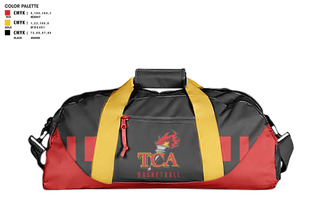 Duffle Bag, Torches, Men's Basketball, Teamtime, Team time, sublimation, custom sports apparel, team uniforms, spirit wear, spiritwear, sports uniforms, custom shirts, team store, custom team store, fundraiser sports, apparel fundraiser