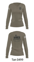 Temple PD UAS 38387805 Women's Long Sleeve V-neck Shirt - 11