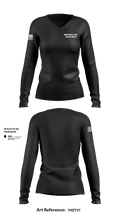 MONTROSE FIRE DEPARTMENT 23525519 Women's Long Sleeve V-neck Shirt - 25