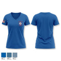 Mount Kisco Volunteer Ambulance Corps Inc. Women's Short Sleeve V-neck Shirt - 1