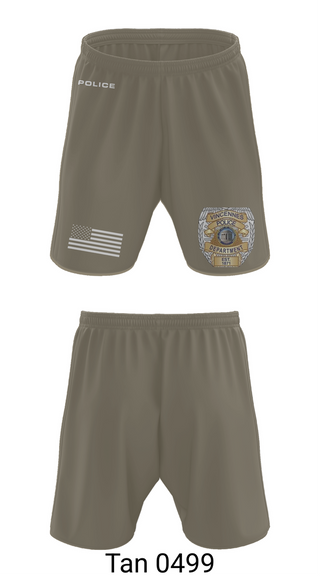 Athletic Shorts With Pockets, Vincennes Police Department, , Teamtime, Team time, sublimation, custom sports apparel, team uniforms, spirit wear, spiritwear, sports uniforms, custom shirts, team store, custom team store, fundraiser sports, apparel fundraiser