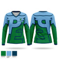 Peabody Veterans Memorial High School Swimming Women's Long Sleeve V-neck Shirt - 1