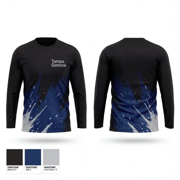 Long Sleeve Performance Shirt, Tampa General, Police, Teamtime, Team time, sublimation, custom sports apparel, team uniforms, spirit wear, spiritwear, sports uniforms, custom shirts, team store, custom team store, fundraiser sports, apparel fundraiser