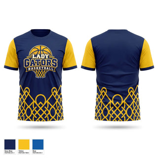 Short Sleeve Performance Shirt, Land O Lakes Lady Gators, Women's Basketball, Teamtime, Team time, sublimation, custom sports apparel, team uniforms, spirit wear, spiritwear, sports uniforms, custom shirts, team store, custom team store, fundraiser sports, apparel fundraiser