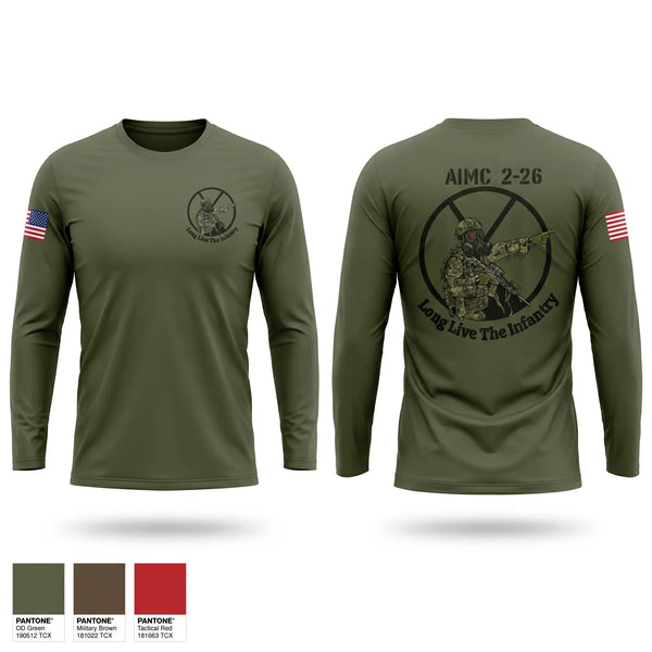 Long Sleeve Performance Shirt, AIMC 2-26, Marines, Teamtime, Team time, sublimation, custom sports apparel, team uniforms, spirit wear, spiritwear, sports uniforms, custom shirts, team store, custom team store, fundraiser sports, apparel fundraiser