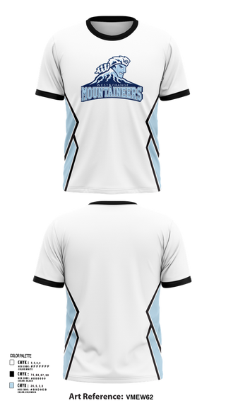 Short Sleeve Performance Shirt, West Orange Mountaineers Basketball, Women's Basketball, Teamtime, Team time, sublimation, custom sports apparel, team uniforms, spirit wear, spiritwear, sports uniforms, custom shirts, team store, custom team store, fundraiser sports, apparel fundraiser