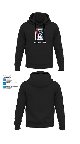 Hoodie, Mull Mustangs, Men's Basketball, Teamtime, Team time, sublimation, custom sports apparel, team uniforms, spirit wear, spiritwear, sports uniforms, custom shirts, team store, custom team store, fundraiser sports, apparel fundraiser