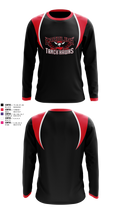 Carolina Track Hawks Long Sleeve Performance Shirt 3
