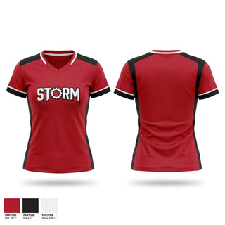 Womens Soccer Jersey, Storm, Women's Soccer, Teamtime, Team time, sublimation, custom sports apparel, team uniforms, spirit wear, spiritwear, sports uniforms, custom shirts, team store, custom team store, fundraiser sports, apparel fundraiser