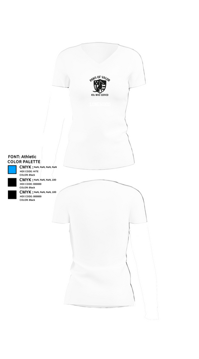 Longwood 16779552 Women's Short Sleeve V-neck Shirt - 18