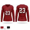 Raging Cardinals 3214463 Women's Long Sleeve V-neck Shirt - 1