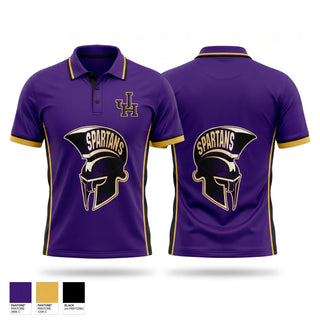 Short Sleeve Performance Polo, Jurupa Hills Spartans, Softball, Teamtime, Team time, sublimation, custom sports apparel, team uniforms, spirit wear, spiritwear, sports uniforms, custom shirts, team store, custom team store, fundraiser sports, apparel fundraiser