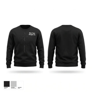 Crew Neck Sweatshirt, New Paltz Knights 11u, Baseball, Teamtime, Team time, sublimation, custom sports apparel, team uniforms, spirit wear, spiritwear, sports uniforms, custom shirts, team store, custom team store, fundraiser sports, apparel fundraiser