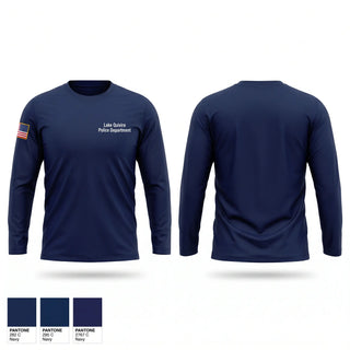 Long Sleeve Performance Shirt, Lake Quivira Police Department, Police, Teamtime, Team time, sublimation, custom sports apparel, team uniforms, spirit wear, spiritwear, sports uniforms, custom shirts, team store, custom team store, fundraiser sports, apparel fundraiser