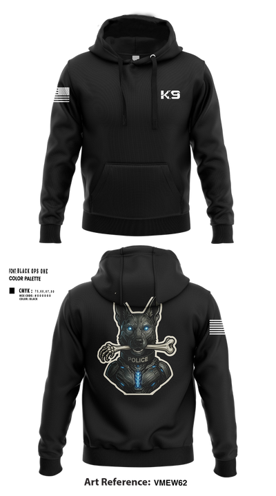 Willoughby K9 40647352 Hoodie - 101