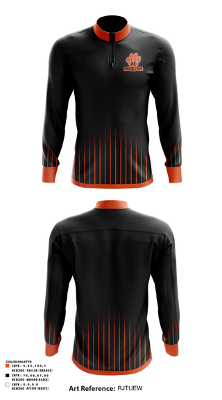 Quarter Zip Jacket, Macon Tiger Golf, Golf, Teamtime, Team time, sublimation, custom sports apparel, team uniforms, spirit wear, spiritwear, sports uniforms, custom shirts, team store, custom team store, fundraiser sports, apparel fundraiser