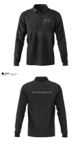 FORENSIC IDENTIFICATION UNIT Long Sleeve Performance Polo - 4