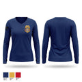 La Plata Police Department Women's Long Sleeve V-neck Shirt - 1