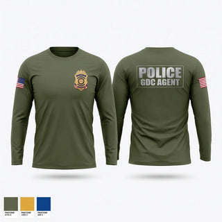 Long Sleeve Performance Shirt, GDC K-9, Police, Teamtime, Team time, sublimation, custom sports apparel, team uniforms, spirit wear, spiritwear, sports uniforms, custom shirts, team store, custom team store, fundraiser sports, apparel fundraiser
