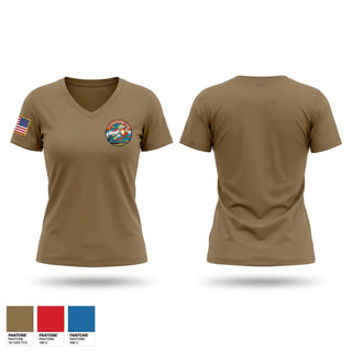 Womens Short Sleeve Vneck Shirt, 1-160th FA BN, National Guard, Teamtime, Team time, sublimation, custom sports apparel, team uniforms, spirit wear, spiritwear, sports uniforms, custom shirts, team store, custom team store, fundraiser sports, apparel fundraiser