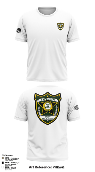 Old School Cotton Feel Shirt, Explorer Post 2247, , Teamtime, Team time, sublimation, custom sports apparel, team uniforms, spirit wear, spiritwear, sports uniforms, custom shirts, team store, custom team store, fundraiser sports, apparel fundraiser