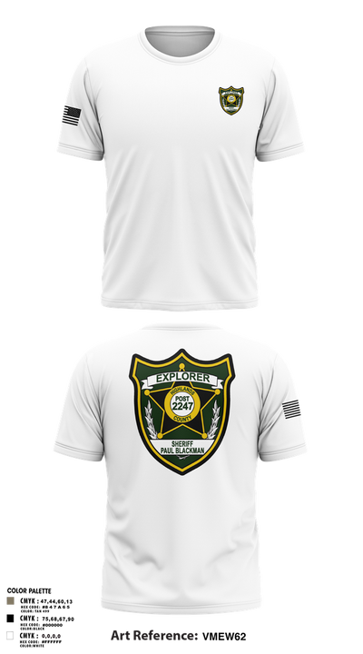 Explorer Post 2247 23554077 Old School Cotton Feel Shirt - 2