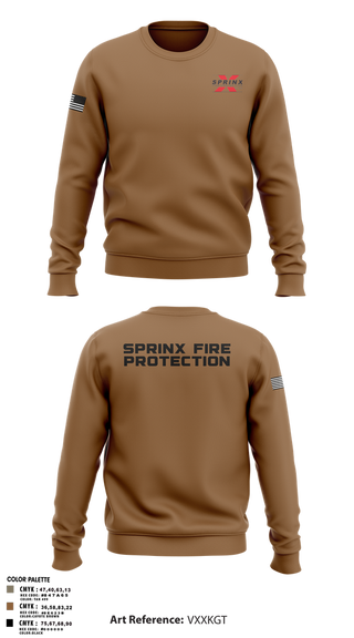 Crew Neck Sweatshirt, SPRINX FIRE PROTECTION, , Teamtime, Team time, sublimation, custom sports apparel, team uniforms, spirit wear, spiritwear, sports uniforms, custom shirts, team store, custom team store, fundraiser sports, apparel fundraiser