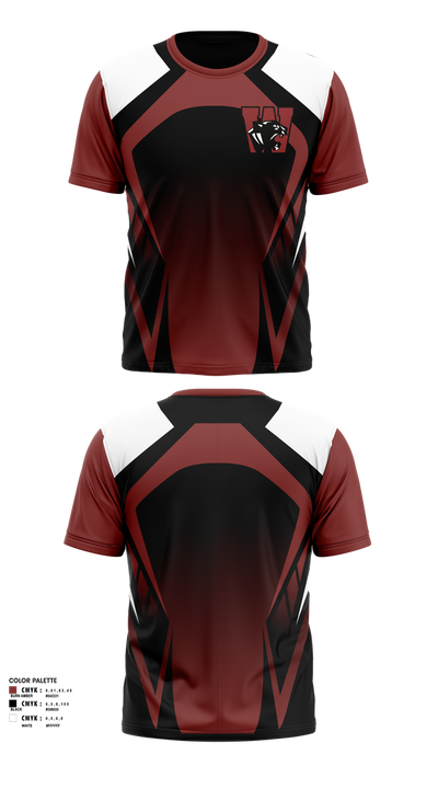 Watervliet High School Basketball 18255749 Short Sleeve Performance Shirt - 100