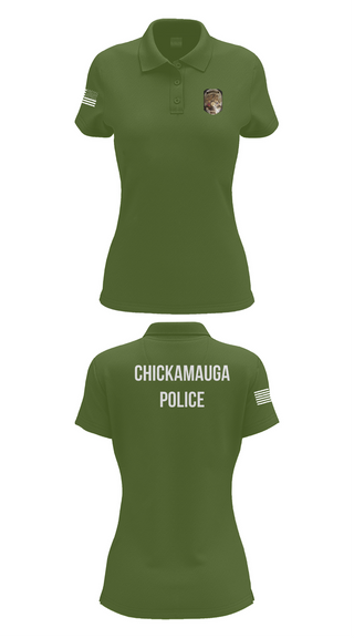 Womens Short Sleeve Performance Polo, Chickamauga Police, , Teamtime, Team time, sublimation, custom sports apparel, team uniforms, spirit wear, spiritwear, sports uniforms, custom shirts, team store, custom team store, fundraiser sports, apparel fundraiser