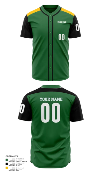 Full Button Baseball Jersey, Empire, Baseball, Teamtime, Team time, sublimation, custom sports apparel, team uniforms, spirit wear, spiritwear, sports uniforms, custom shirts, team store, custom team store, fundraiser sports, apparel fundraiser