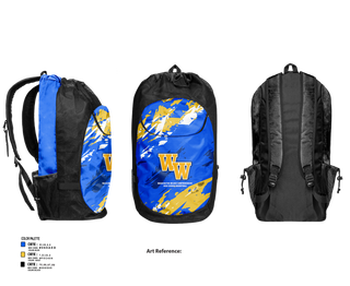 Gear Bag, Washington-Wilkes Comprehensive High School Basketball, Women's Basketball, Teamtime, Team time, sublimation, custom sports apparel, team uniforms, spirit wear, spiritwear, sports uniforms, custom shirts, team store, custom team store, fundraiser sports, apparel fundraiser