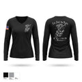 B Co. 1-184 Women's Long Sleeve V-neck Shirt - 1