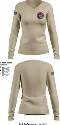 Dog Company 39510720 Women's Long Sleeve V-neck Shirt - 3 (1)